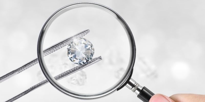 how to tell if a diamond is real with a loupe